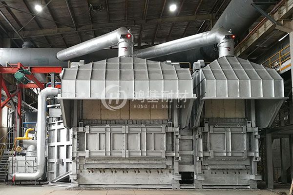 100噸雙室熔鋁爐